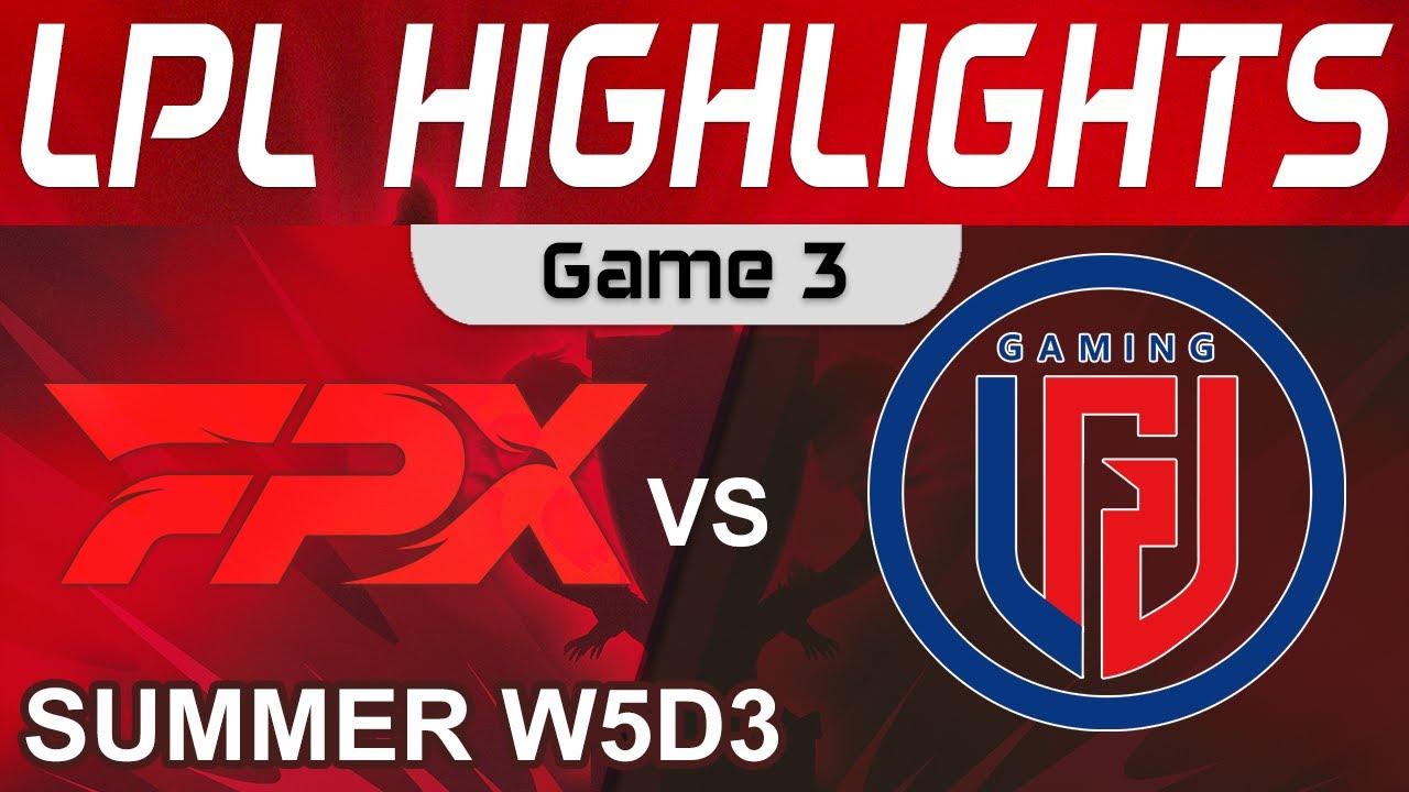 FPX vs LGD Highlights Game 3 LPL Summer Season 2022 W5D3 FunPlus Phoenix vs LGD Gaming by Onivia thumbnail