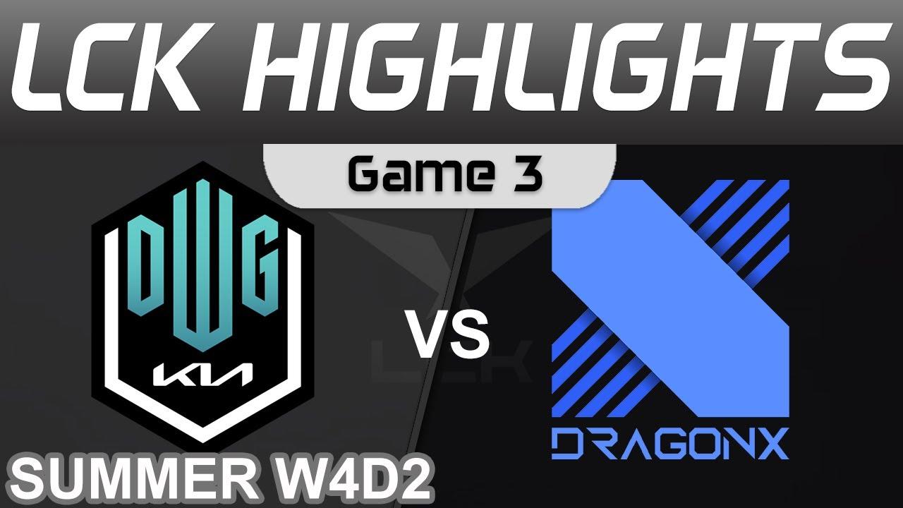 DK vs DRX Highlights Game 3 LCK Summer Season 2022 W4D2 DWG KIA vs DragonX by Onivia thumbnail