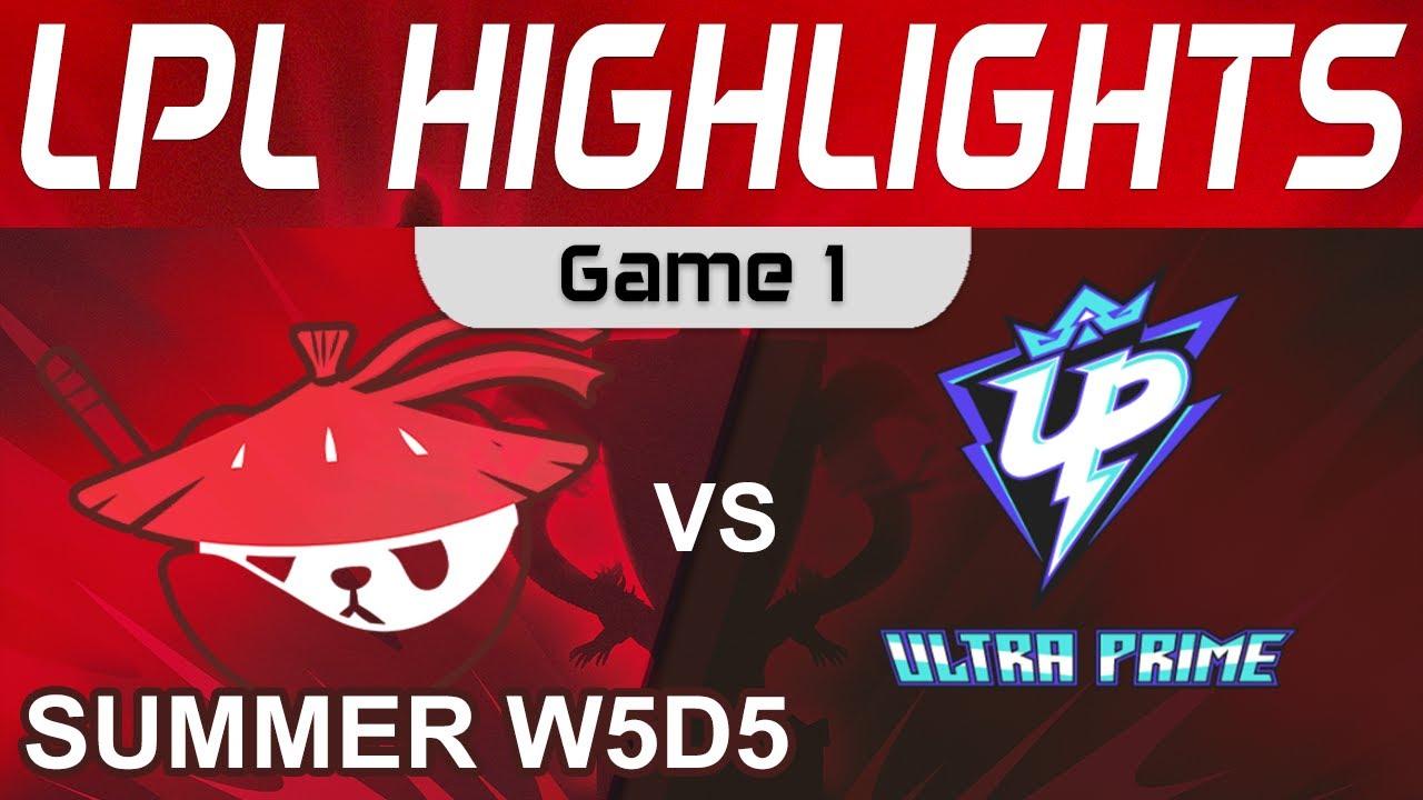 AL vs UP Highlights Game 1 LPL Summer Season 2022 W5D5 Anyone's Legend vs Ultra Prime by Onivia thumbnail