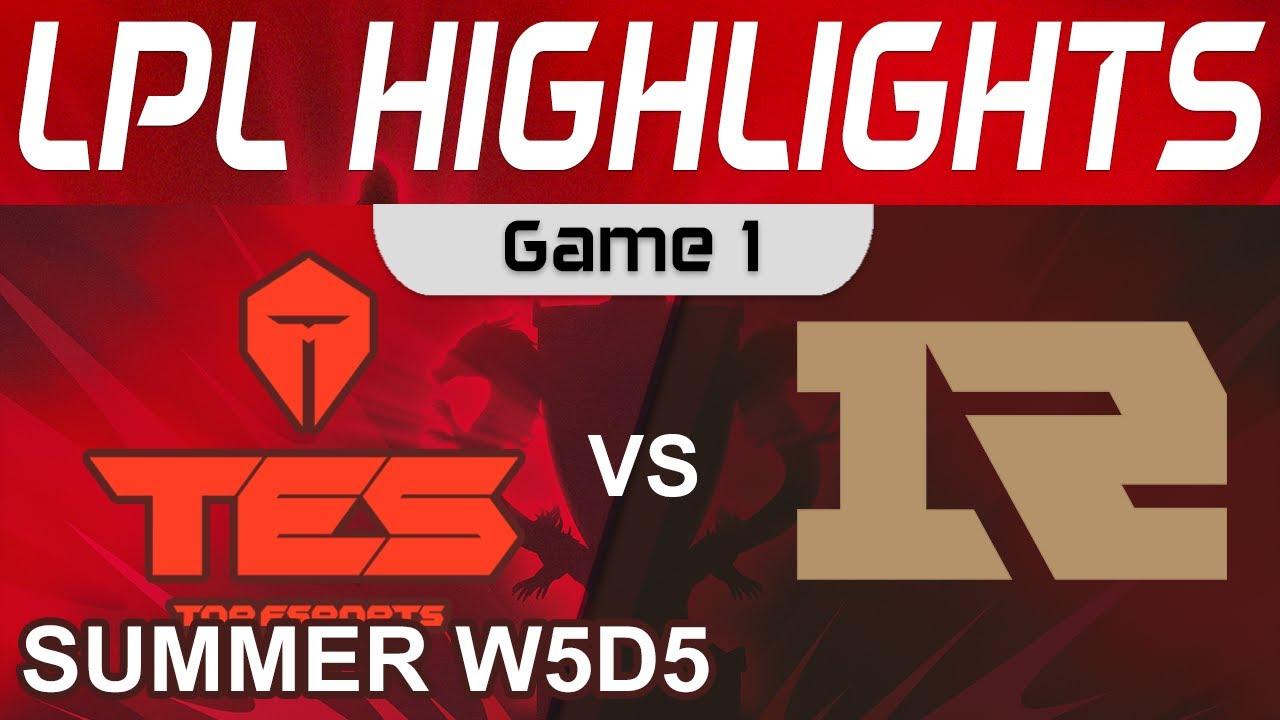 TES vs RNG Highlights Game 1 LPL Summer Season 2022 W5D5 Top Esports vs Royal Never Give Up by Onivi thumbnail