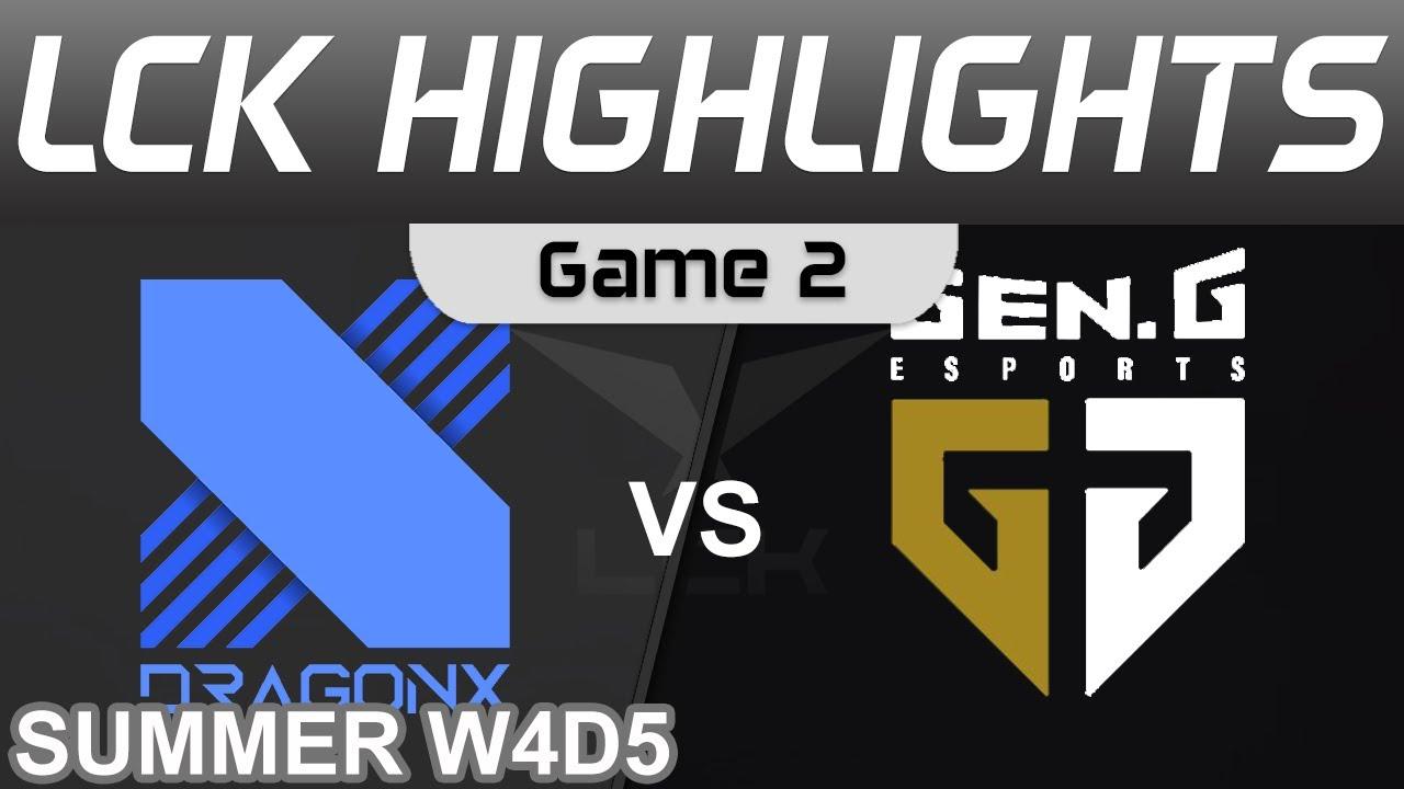 DRX vs GEN Highlights Game 2 LCK Summer Season 2022 W4D5 DragonX vs Gen G by Onivia thumbnail