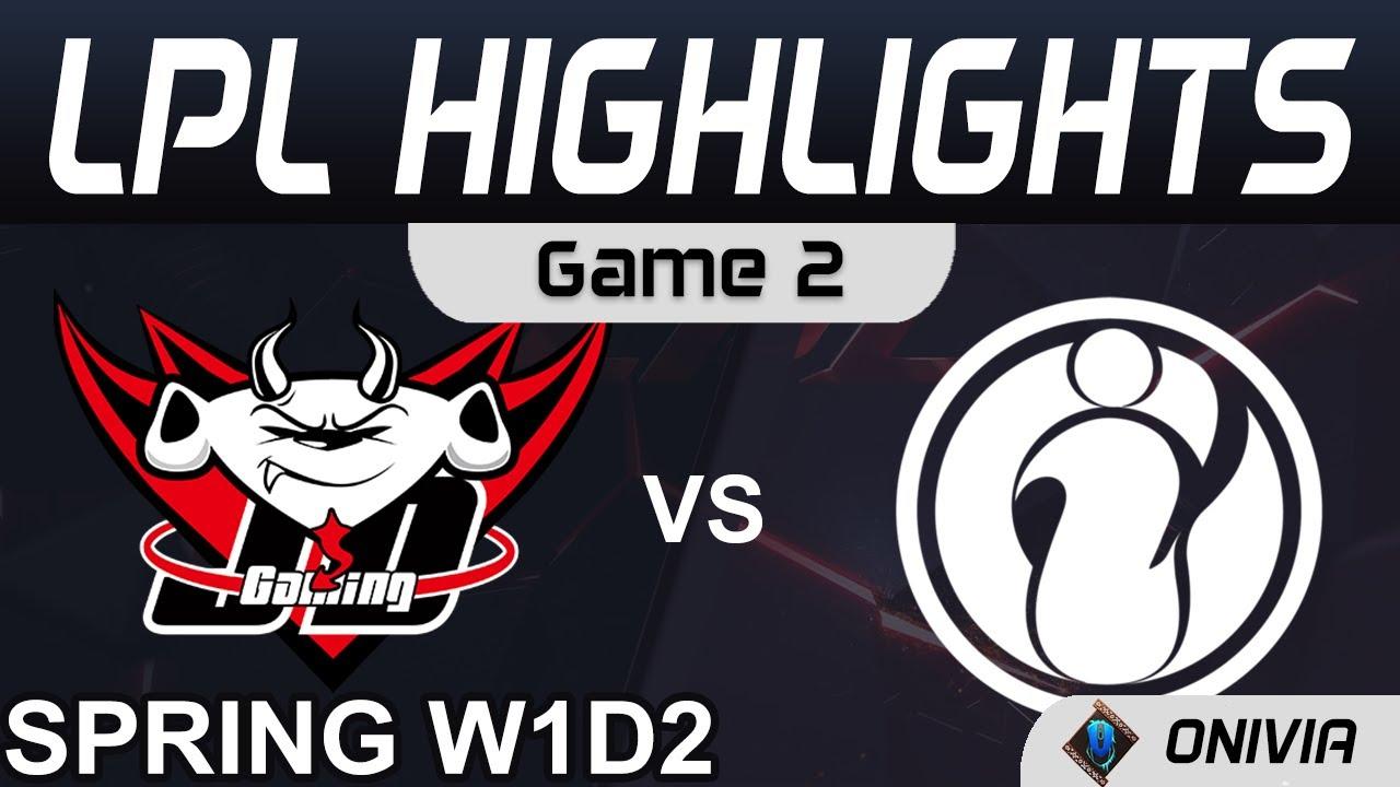 JDG vs IG Highlights Game 2 LPL Spring Season 2021 W1D2 JD Gaming vs Invictus Gaming by Onivia thumbnail