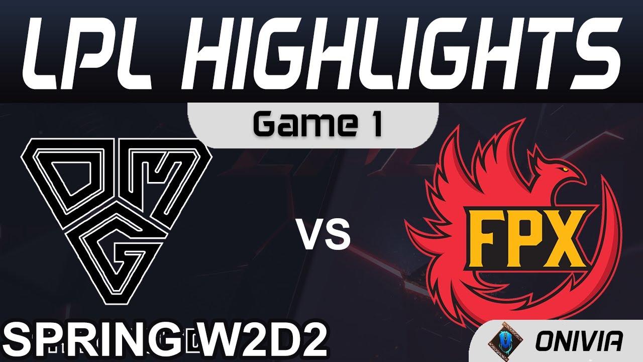 OMG vs FPX Highlights Game 1 LPL Spring Season 2021 W2D2 Oh My God vs FunPlus Phoenix by Onivia thumbnail