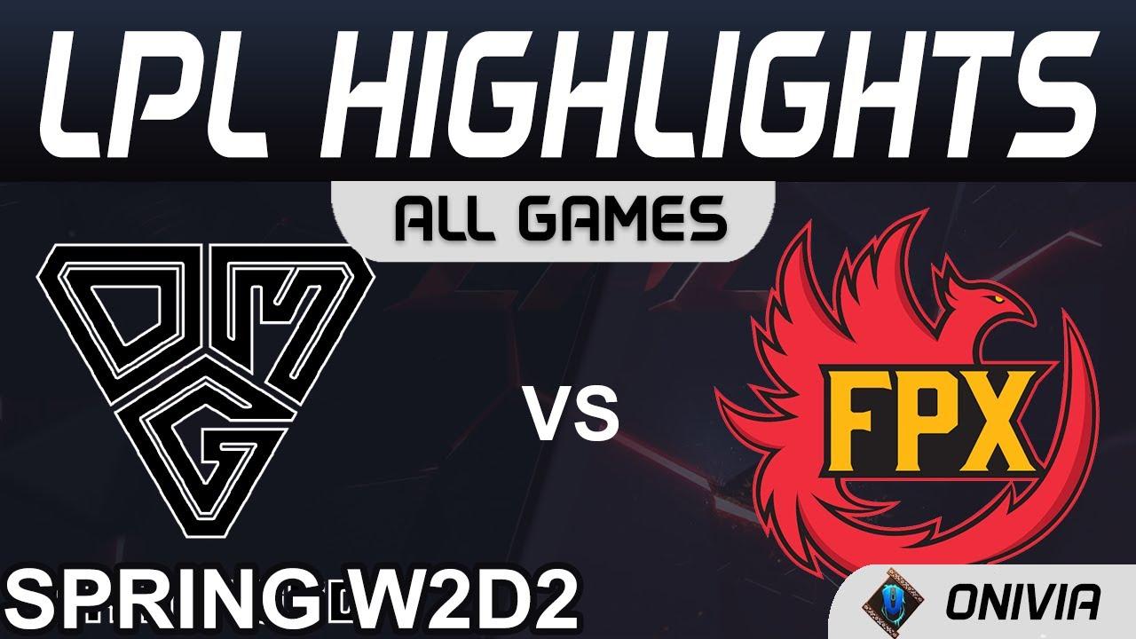 OMG vs FPX Highlights ALL GAMES LPL Spring Season 2021 W2D2 Oh My God vs FunPlus Phoenix by Onivia thumbnail