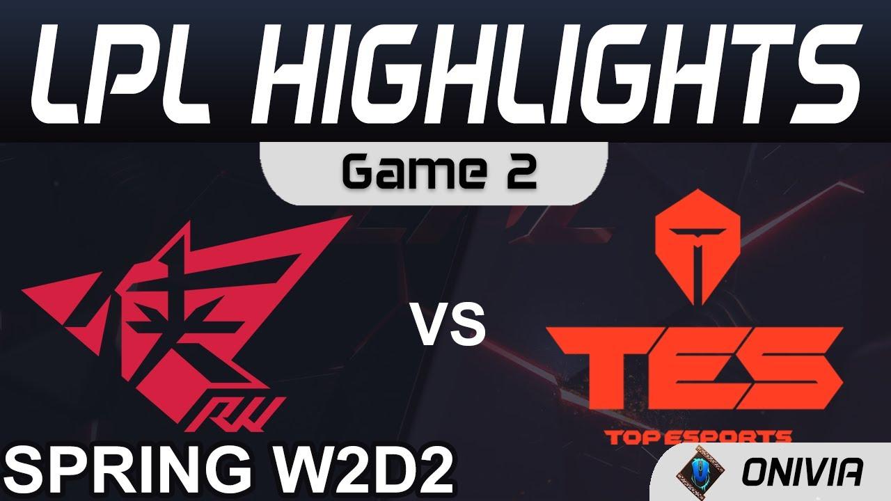 RW vs  TES Highlights Game 2 LPL Spring Season 2021 W2D2 Rogue Warriors vs Top Esports by Onivia thumbnail