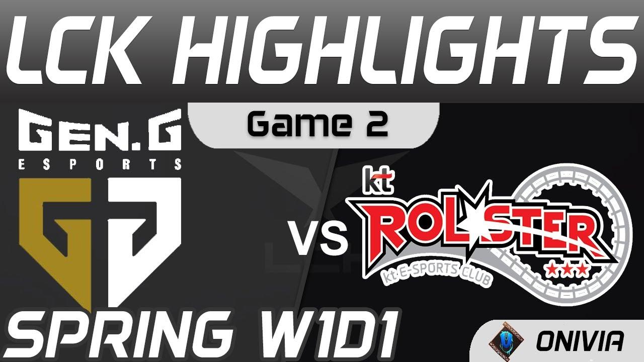 GEN vs KT Highlights Game 2 LCK Spring Season 2021 W1D1 Gen G vs KT  Rolster by Onivia thumbnail