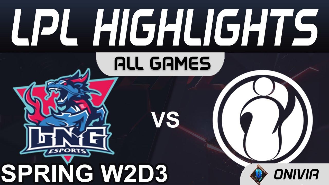 LNG vs IG Highlights ALL GAMES LPL Spring Season 2021 W2D3 LNG Esports vs Invictus Gaming by Onivia thumbnail