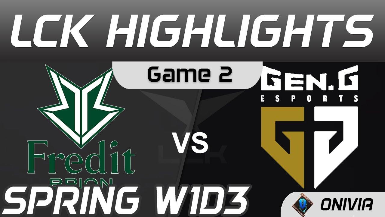 BRO vs GEN Highlights Game 2 LCK Spring Season 2021 W1D3 Fredit BRION vs Gen G by Onivia thumbnail