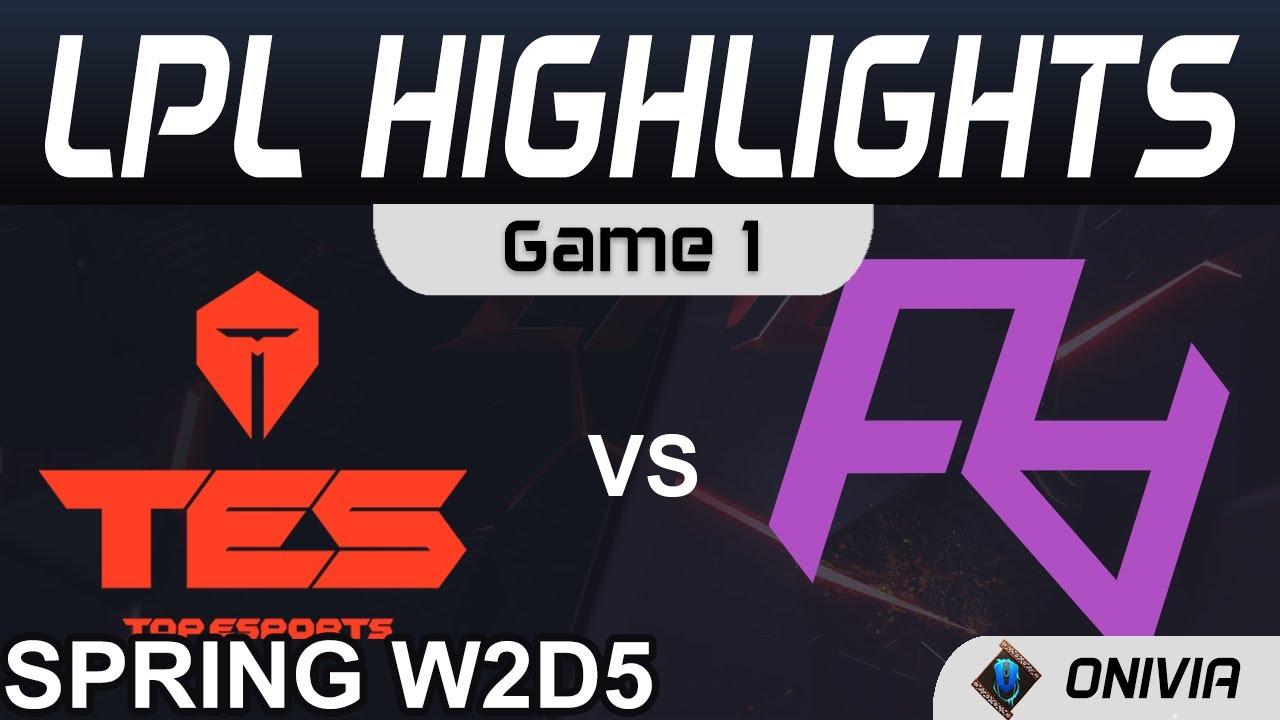 TES vs RA Highlights Game 1 LPL Spring Season 2021 W2D5 Top Esports vs Rare Atom Onivia thumbnail