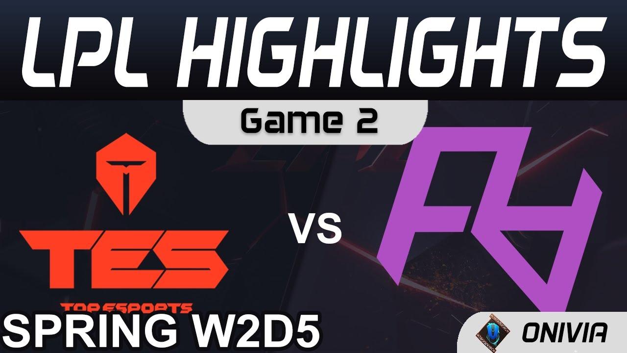 TES vs RA Highlights Game 2 LPL Spring Season 2021 W2D5 Top Esports vs Rare Atom Onivia thumbnail