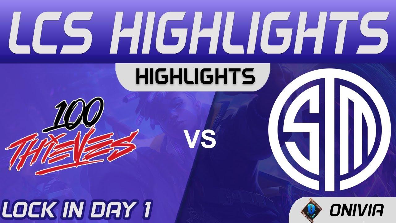 100 vs TSM Highlights LCS Lock In Day 1 2021 100 Thieves vs Team SoloMid by Onivia thumbnail