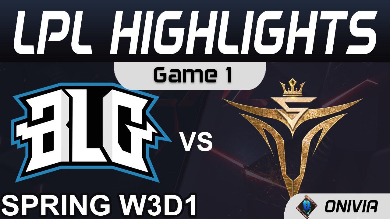 BLG vs V5 Highlights Game 1 LPL Spring Season 2021 W3D1 Bilibili Gaming vs Victory Five Onivia thumbnail