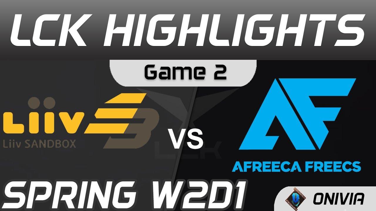 LSB vs AF Highlights Game 2 LCK Spring Season 2021 W2D1 Liiv SANDBOX vs Afreeca Freecs by Onivia thumbnail