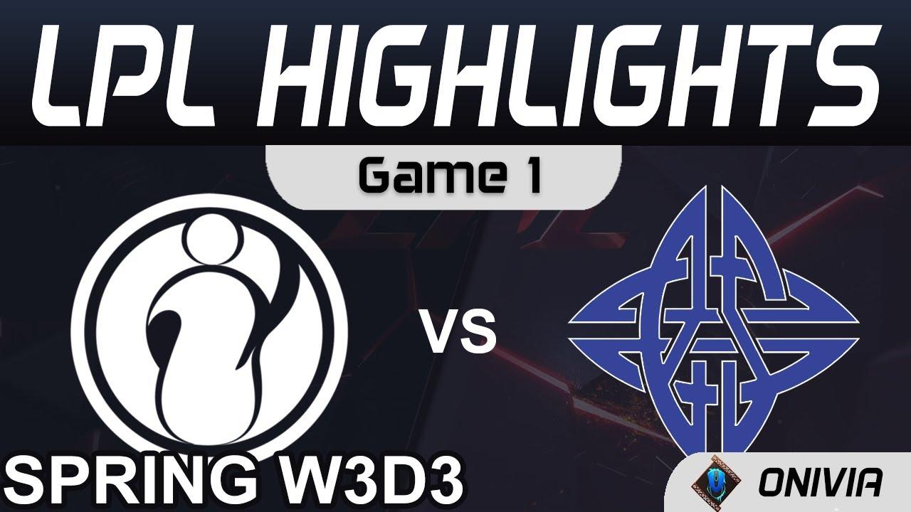 IG vs ES Highlights Game 1 LPL Spring Season 2021 W3D3 Invictus Gaming vs eStar Gaming Onivia thumbnail