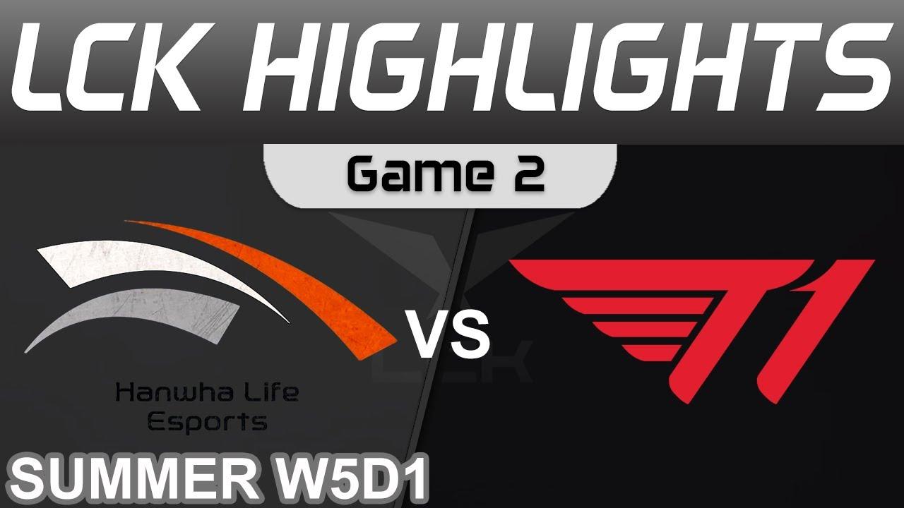 HLE vs T1 Highlights Game 2 LCK Summer Season 2022 W5D1 Hanwha Life Esports vs T1 by Onivia thumbnail