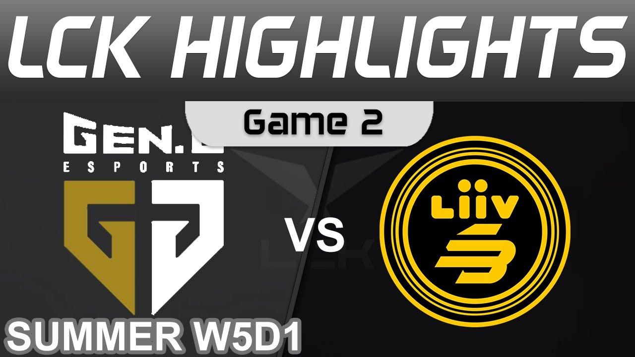 GEN vs LSB Highlights Game 2 LCK Summer Season 2022 W5D1 Gen G vs Liiv SANDBOX by Onivia thumbnail