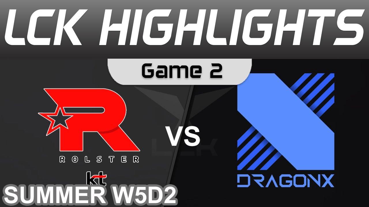 KT vs DRX Highlights Game 2 LCK Summer Season 2022 W5D2 KT Rolster vs DragonX by Onivia thumbnail