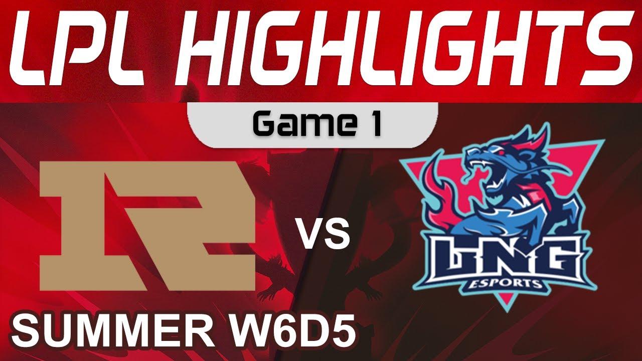 RNG vs LNG Highlights Game 1 LPL Summer Season 2022 W6D5 Royal Never Give Up vs LNG Esports by Onivi thumbnail