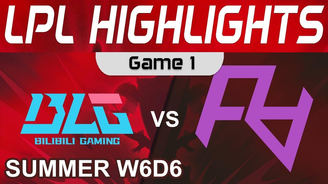 BLG vs RA Highlights Game 1 LPL Summer Season 2022 W6D6 Bilibili Gaming vs Rare Atom by Onivia thumbnail