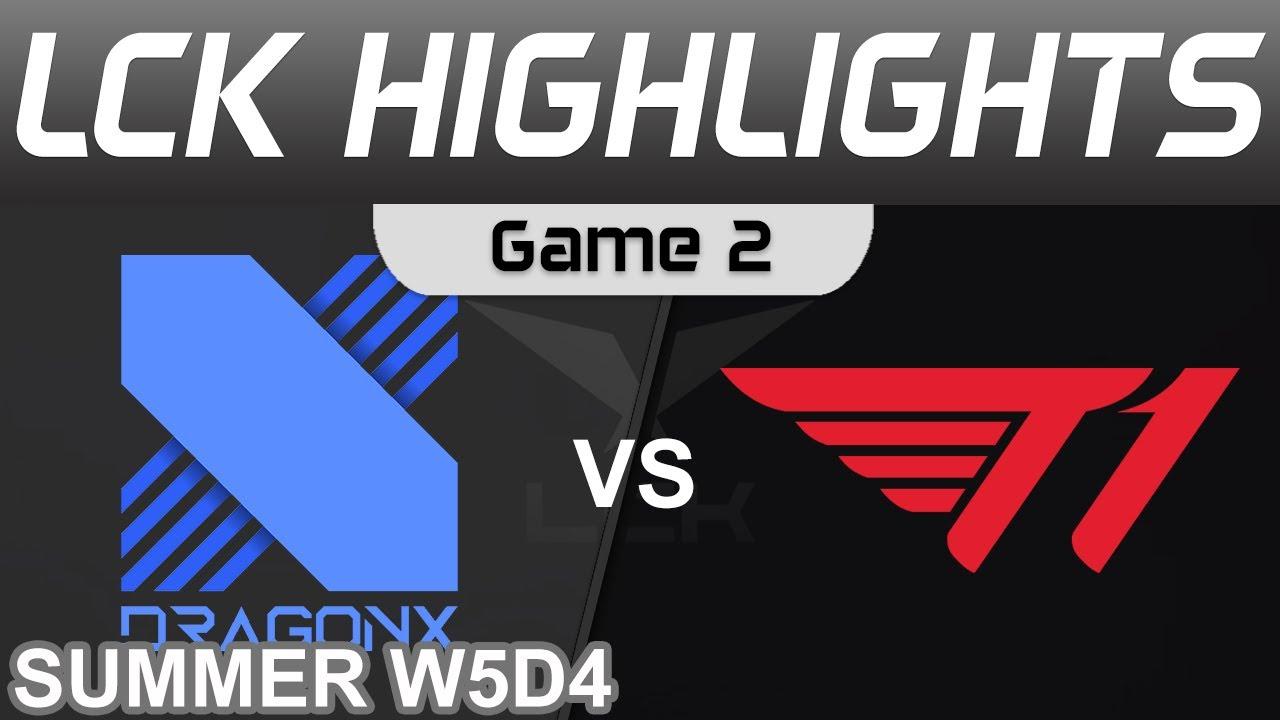 DRX vs T1 Highlights Game 2 LCK Summer Season 2022 W5D4 DragonX vs T1 by Onivia thumbnail