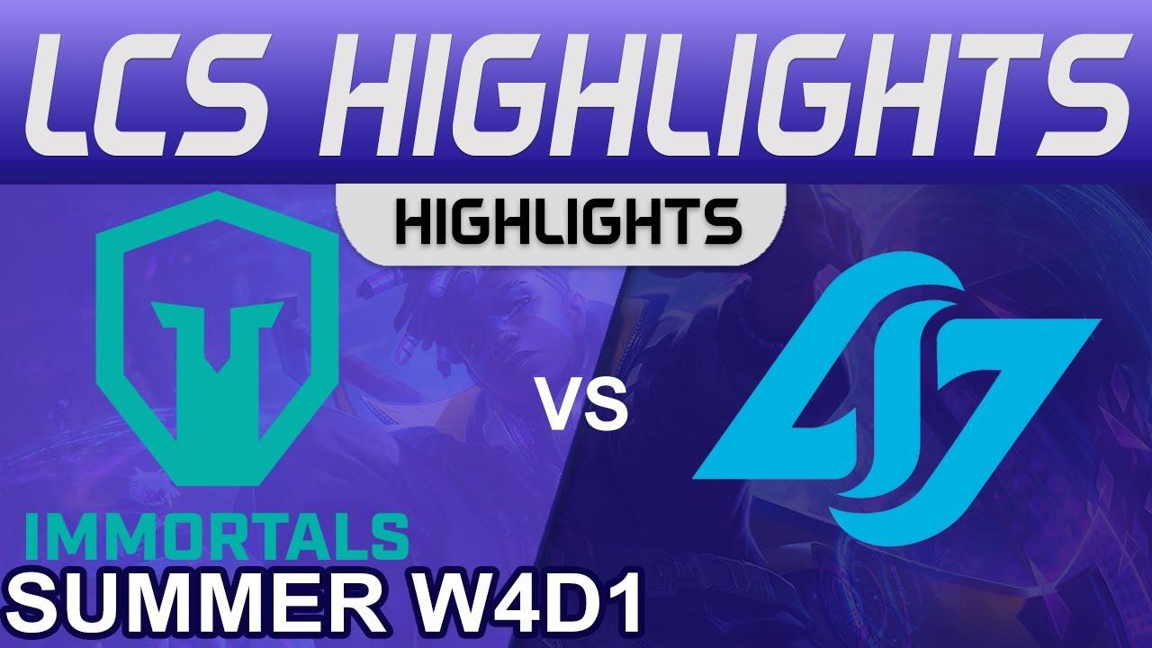 IMT vs CLG Highlights LCS Summer Season 2022 W4D1 Immortals vs Conter Logic Gaming by Onivia thumbnail