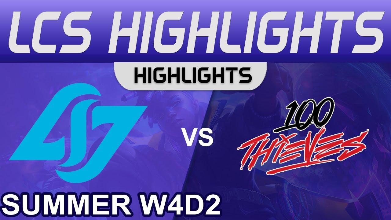 CLG vs 100 Highlights LCS Summer Season 2022 W4D2 Conter Logic Gaming vs 100 Thieves by Onivia thumbnail