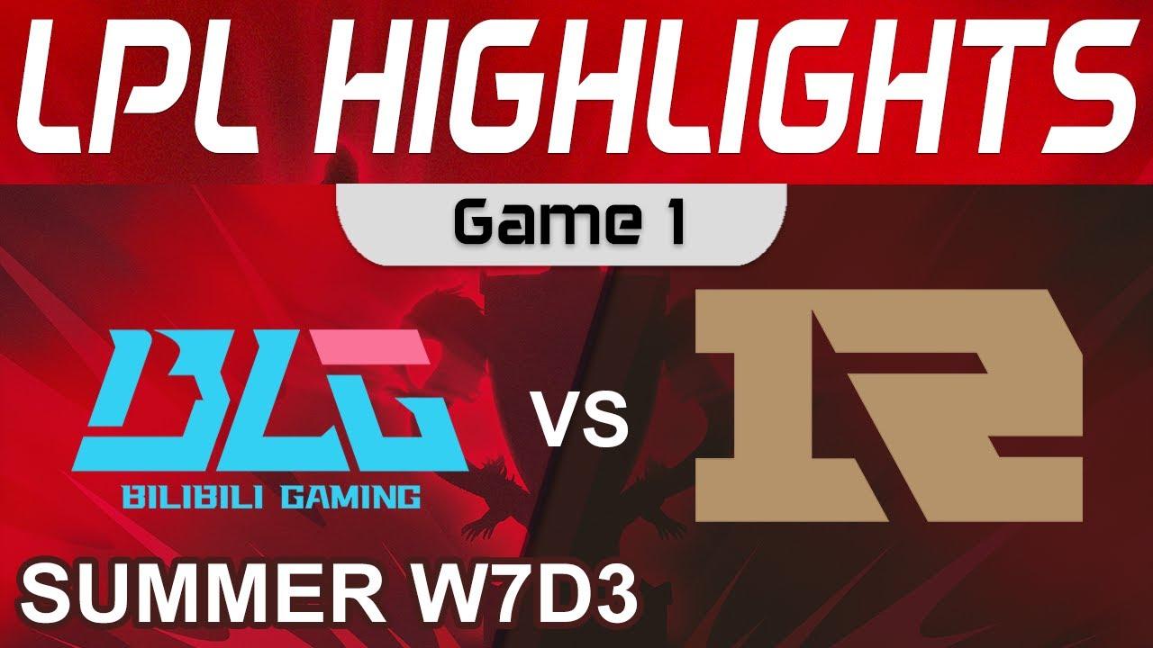 BLG vs RNG Highlights Game 1 LPL Summer Season 2022 W7D3 Bilibili Gaming vs Royal Never Give Up by O thumbnail