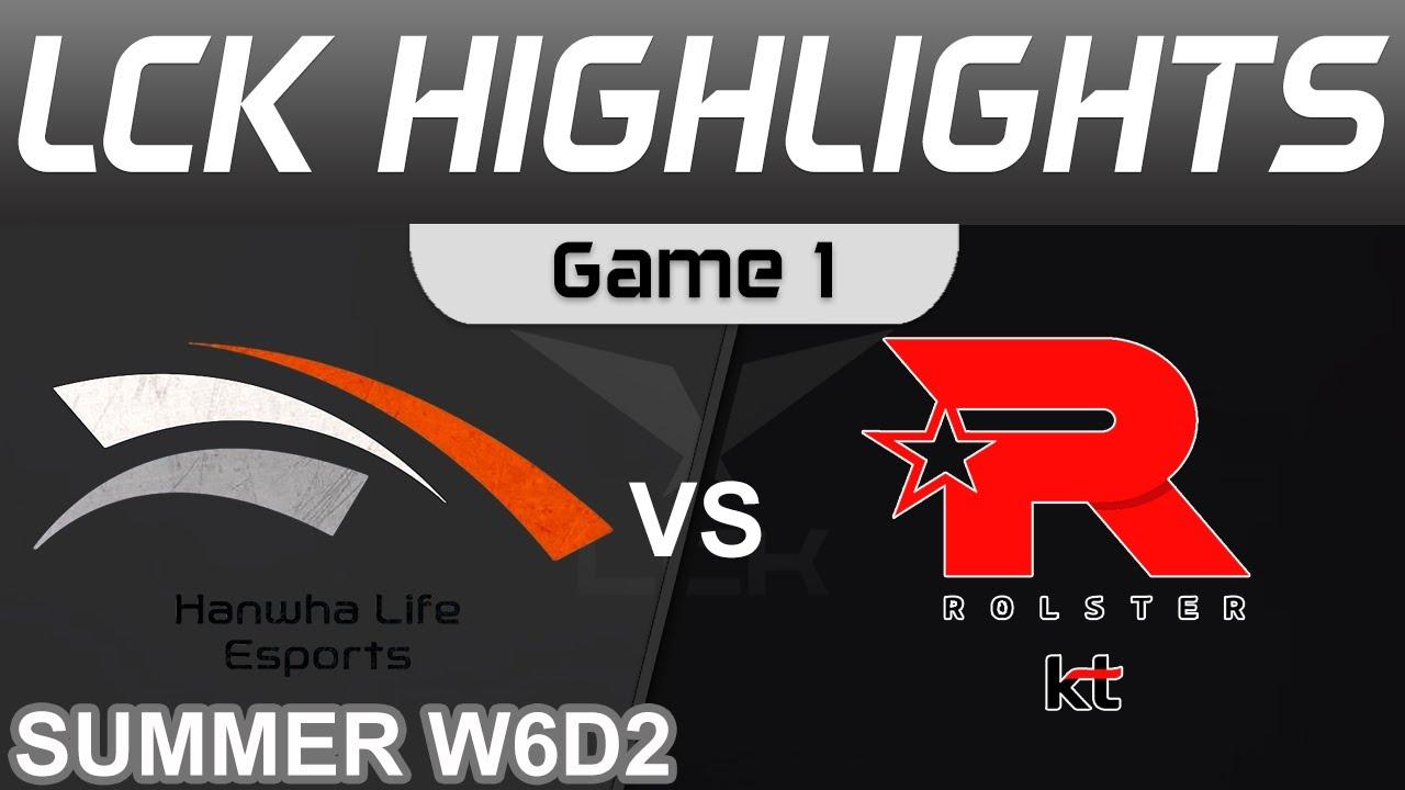 HLE vs KT Highlights Game 1 LCK Summer Season 2022 W6D2 Hanwha Life Esports vs KT Rolster by Onivia thumbnail