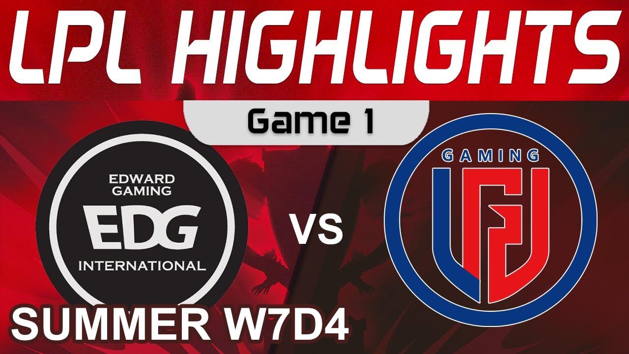 EDG vs LGD Highlights Game 1 LPL Summer Season 2022 W7D4 EDward Gaming vs LGD Gaming by Onivia thumbnail