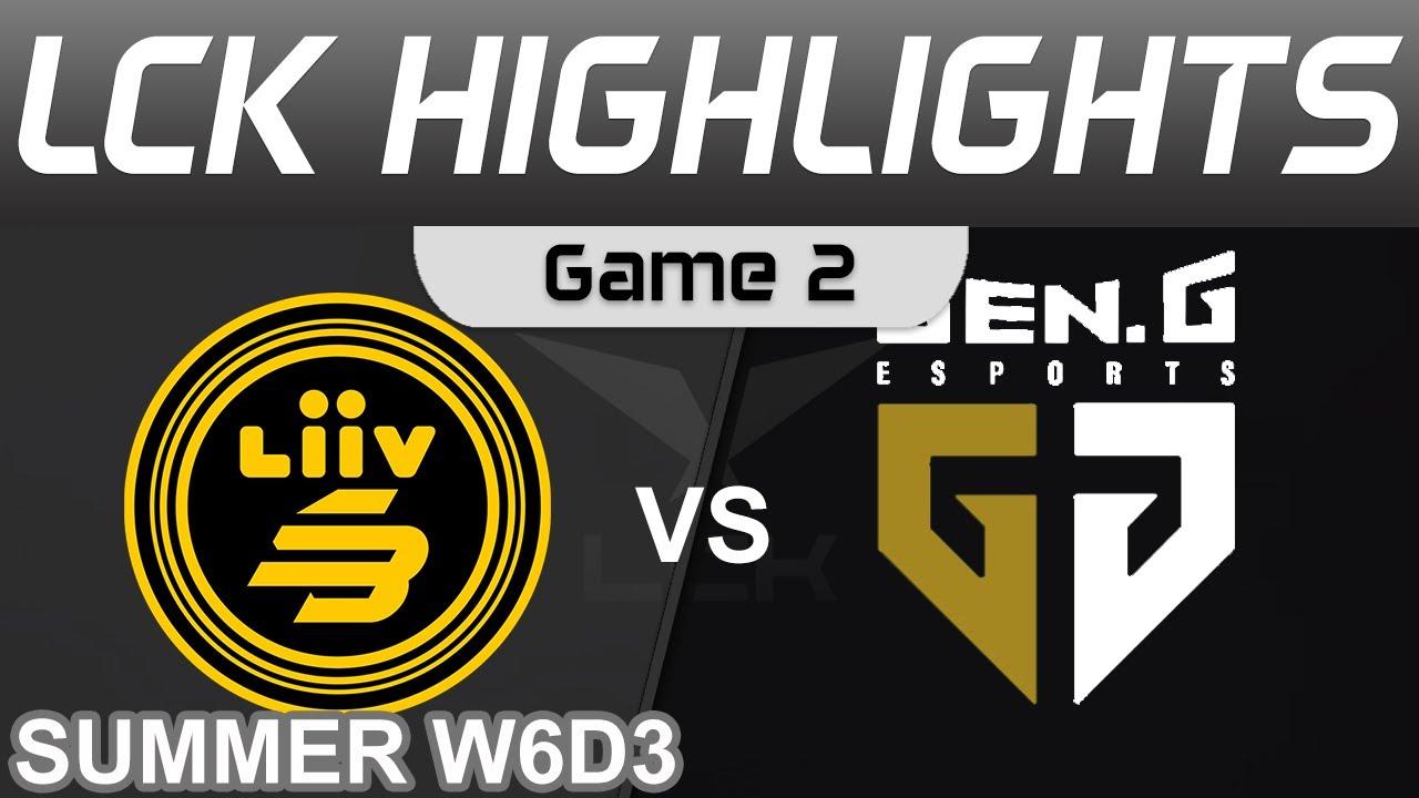 LSB vs GEN Highlights Game 2 LCK Summer Season 2022 W6D3 Liiv SANDBOX vs Gen G by Onivia thumbnail