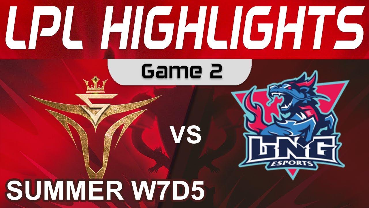 V5 vs LNG Highlights Game 2 LPL Summer Season 2022 W7D5 Victory Five vs LNG Esports by Onivia thumbnail