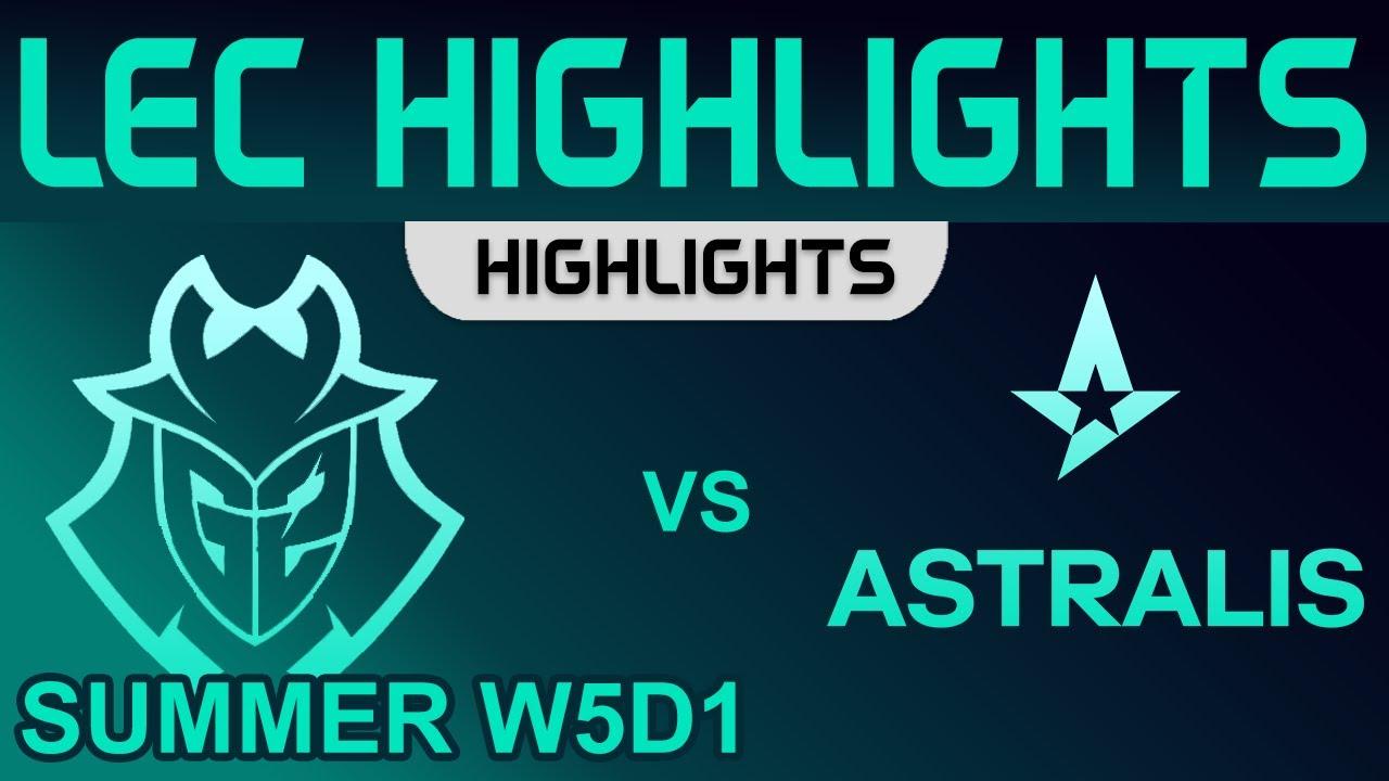 G2 vs AST Highlights LEC Summer Season 2022 W5D1 G2 Esports vs Astralis by Onivia thumbnail