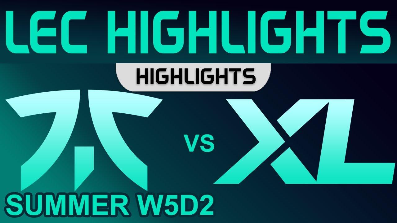 FNC vs XL Highlights LEC Summer Season 2022 W5D2 Fnatic vs Excel by Onivia thumbnail