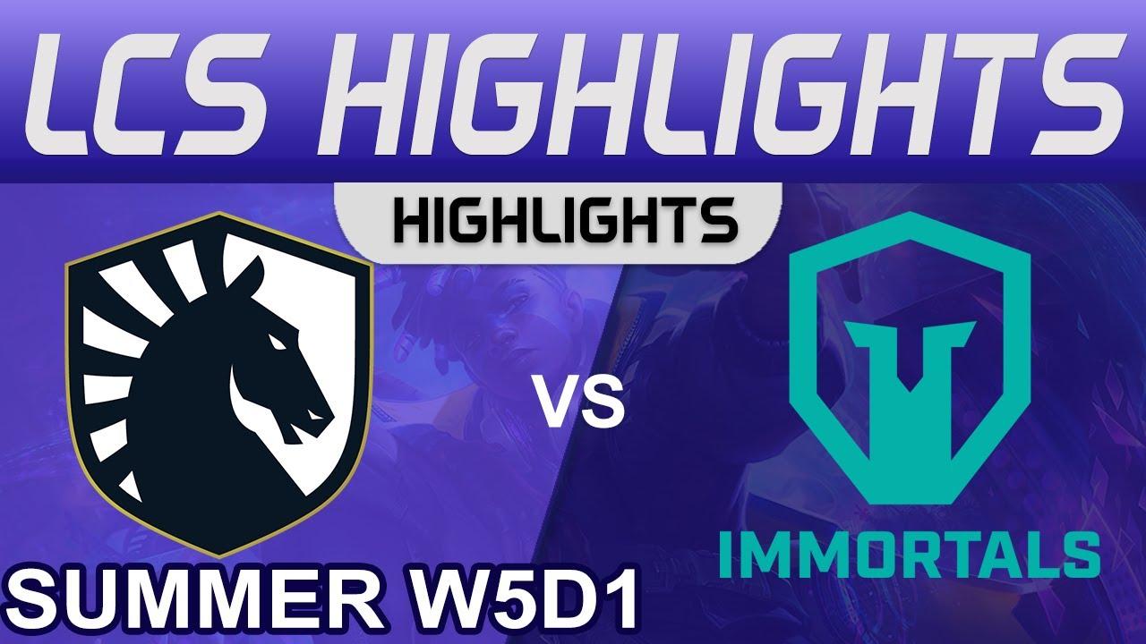 TL vs IMT Highlights LCS Summer Season 2022 W5D1 Team Liquid vs Immortals by Onivia thumbnail