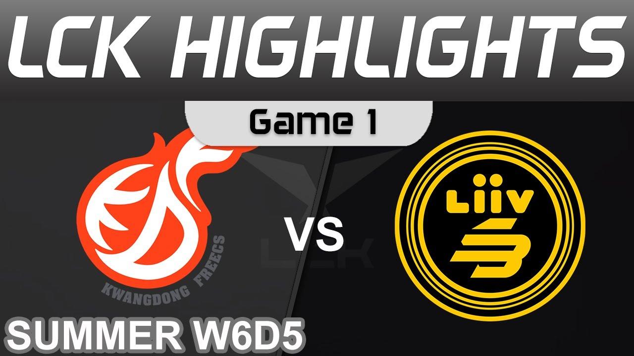 KDF vs LSB Highlights Game 1 LCK Summer Season 2022 W6D5 Kwangdong Freecs vs Liiv SANDBOX by Onivia thumbnail