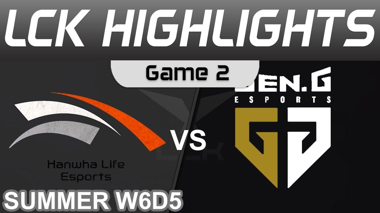 HLE vs GEN Highlights Game 2 LCK Summer Season 2022 W6D5 Hawnha Life Esports vs Gen G by Onivia thumbnail