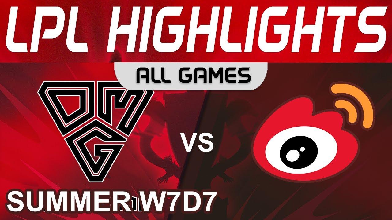 OMG vs WBG Highlights ALL GAMES LPL Summer Season 2022 W7D7 Oh My God vs Weibo Gaming by Onivia thumbnail