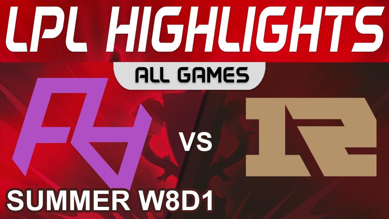 RA vs RNG Highlights ALL GAMES LPL Summer Season 2022 W8D1 Rare Atom vs Royal Never Give Up by Onivi thumbnail