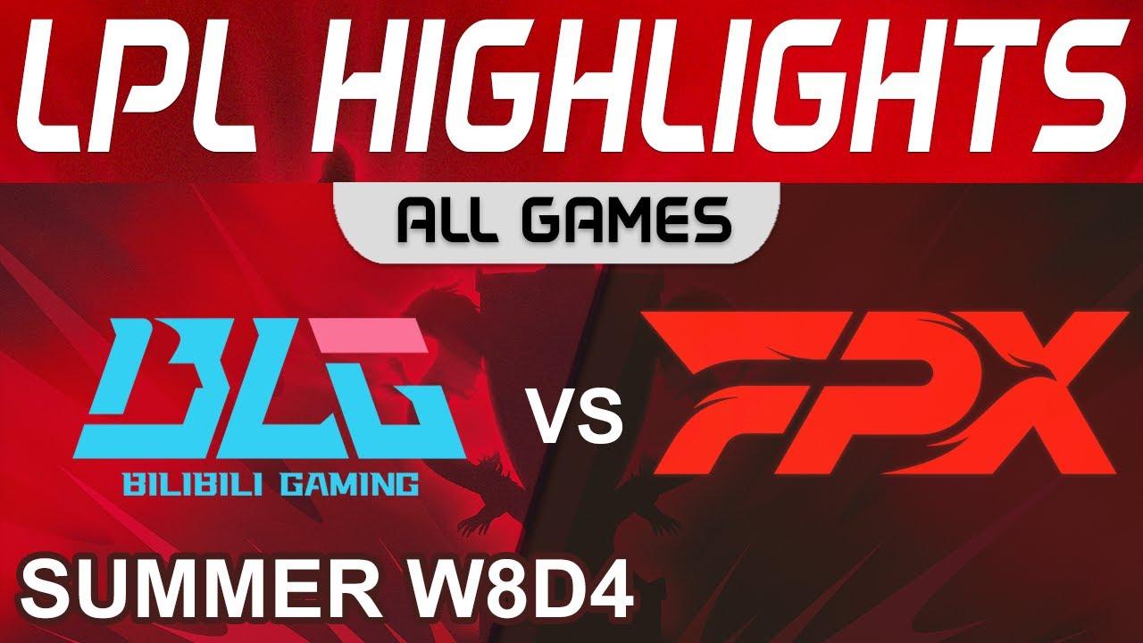 BLG vs FPX Highlights ALL GAMES LPL Summer Season 2022 W8D4 Bilibili Gaming vs FunPlus Phoenix by On thumbnail