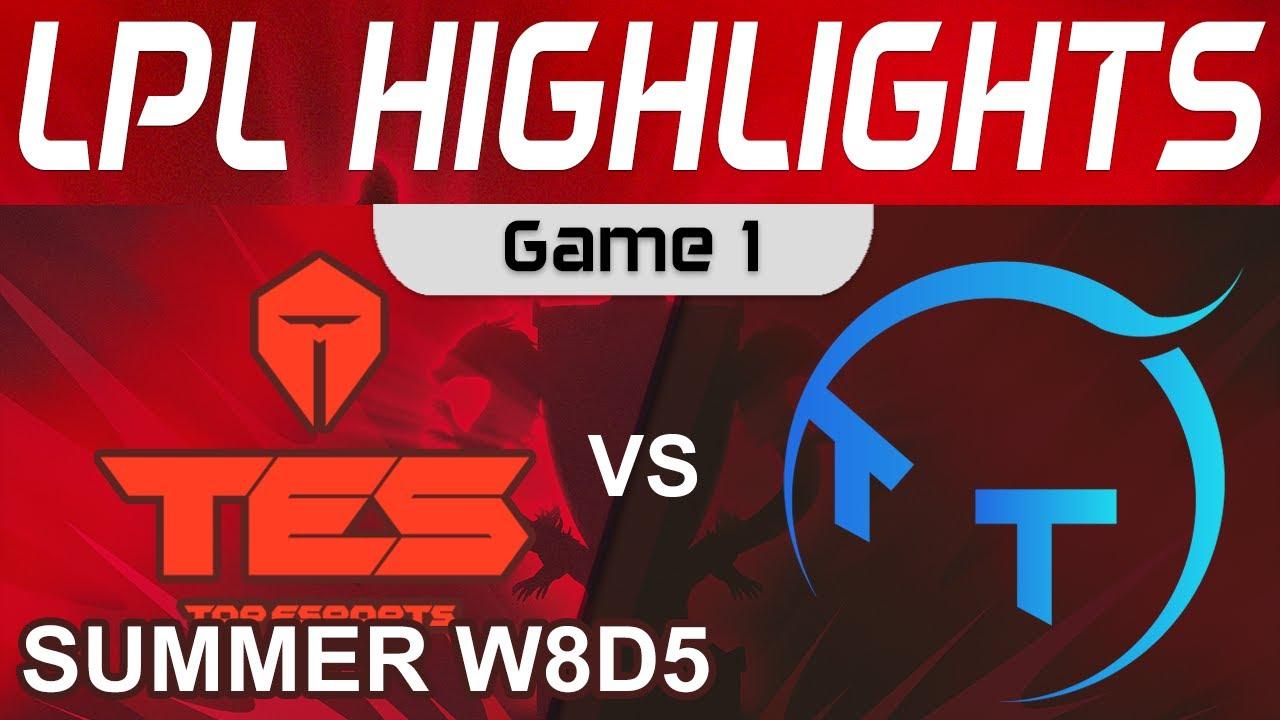 TES vs TT Highlights Game 1 LPL Summer Season 2022 W8D5 Top Esports vs ThunderTalk Gaming by Onivia thumbnail