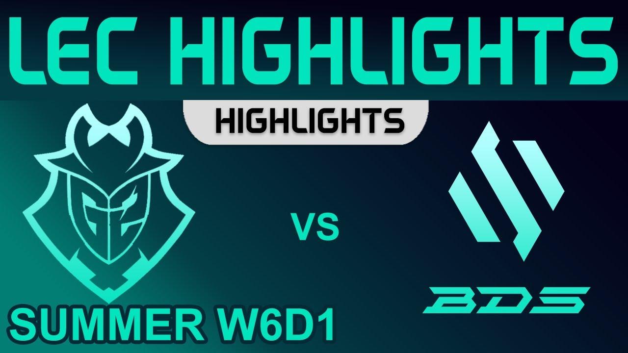 G2 vs BDS Highlights LEC Summer Season 2022 W6D1 G2 Esports vs Team BDS by Onivia thumbnail