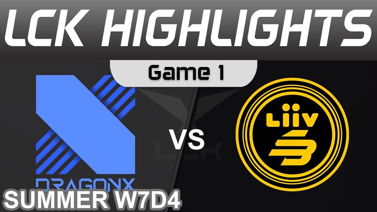 DRX vs LSB Highlights Game 1 LCK Summer Season 2022 W7D4 DragonX vs Liiv SANDBOX by Onivia thumbnail