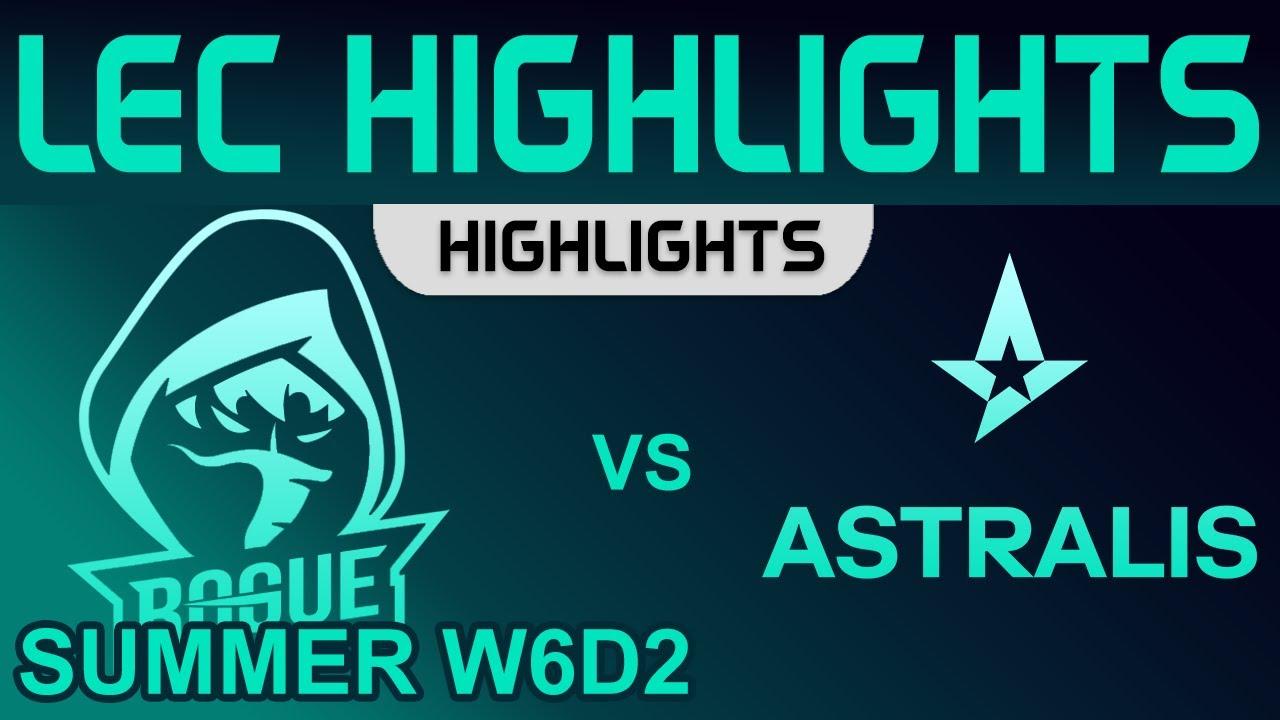 RGE vs AST Highlights LEC Summer Season 2022 W6D2 Rogue vs Astralis by Onivia thumbnail