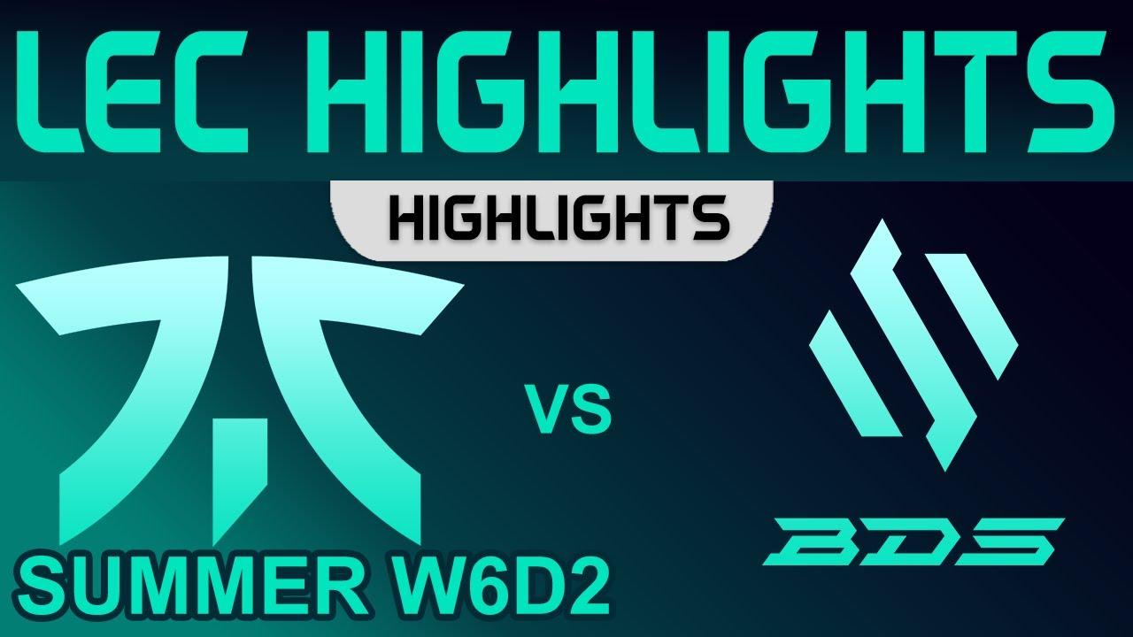 FNC vs BDS Highlights LEC Summer Season 2022 W6D2 Fnatic vs Team BDS by Onivia thumbnail