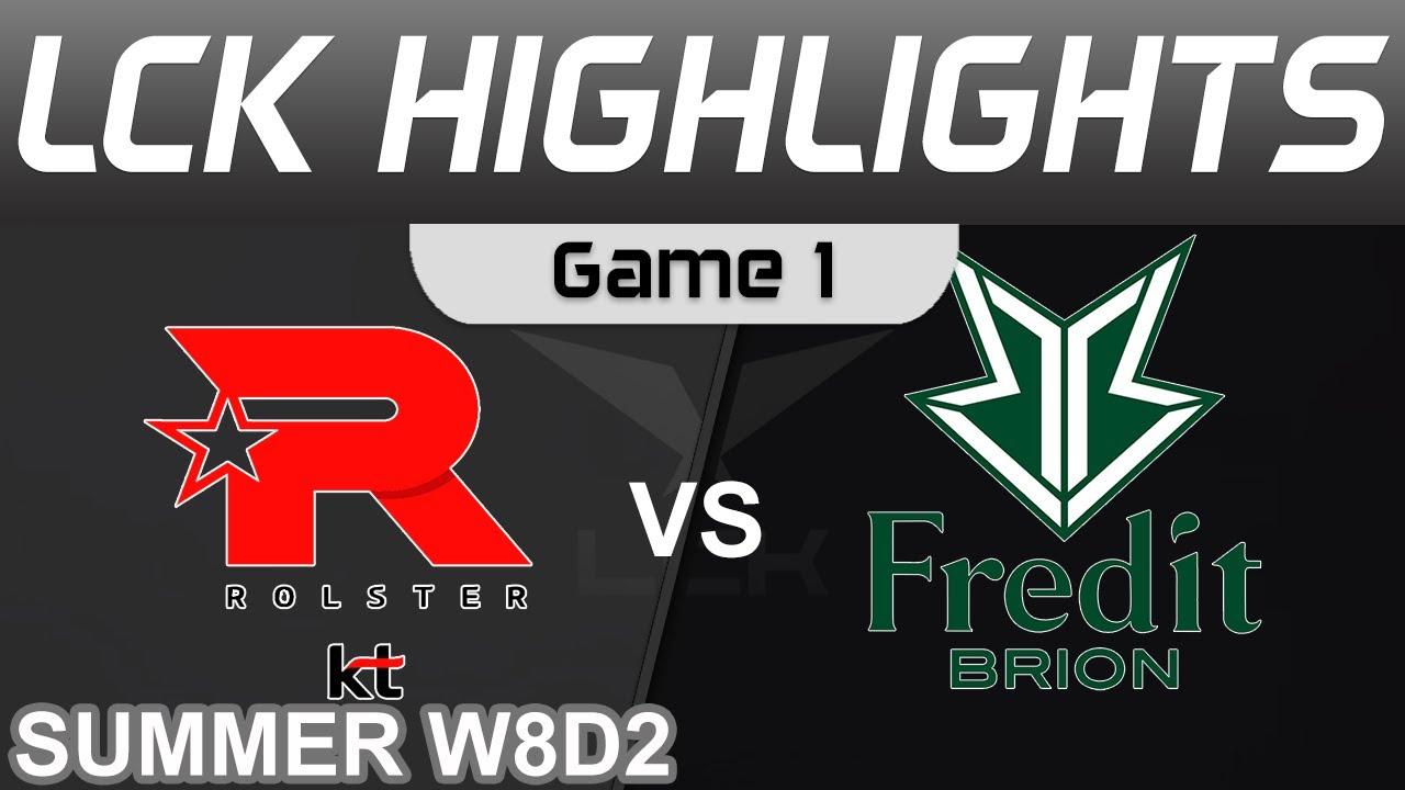 KT vs BRO Highlights Game 1 LCK Summer Season 2022 W8D2 KT Rolster vs Fredit BRION by Onivia thumbnail