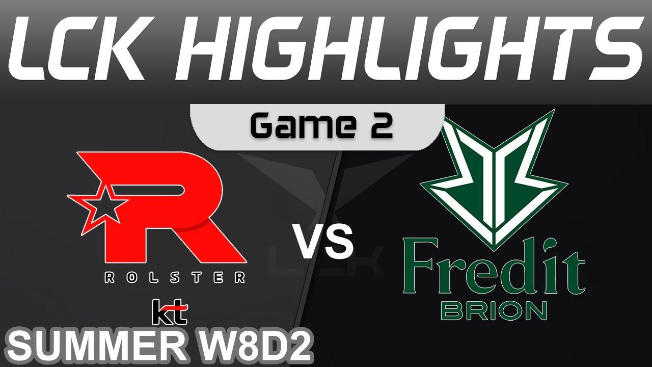 KT vs BRO Highlights Game 2 LCK Summer Season 2022 W8D2 KT Rolster vs Fredit BRION by Onivia thumbnail