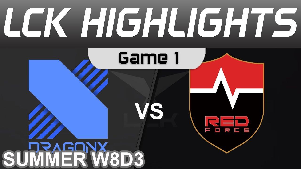 DRX vs NS Highlights Game 1 LCK Summer Season 2022 W8D3 DragonX vs Nongshim RedForce by Onivia thumbnail