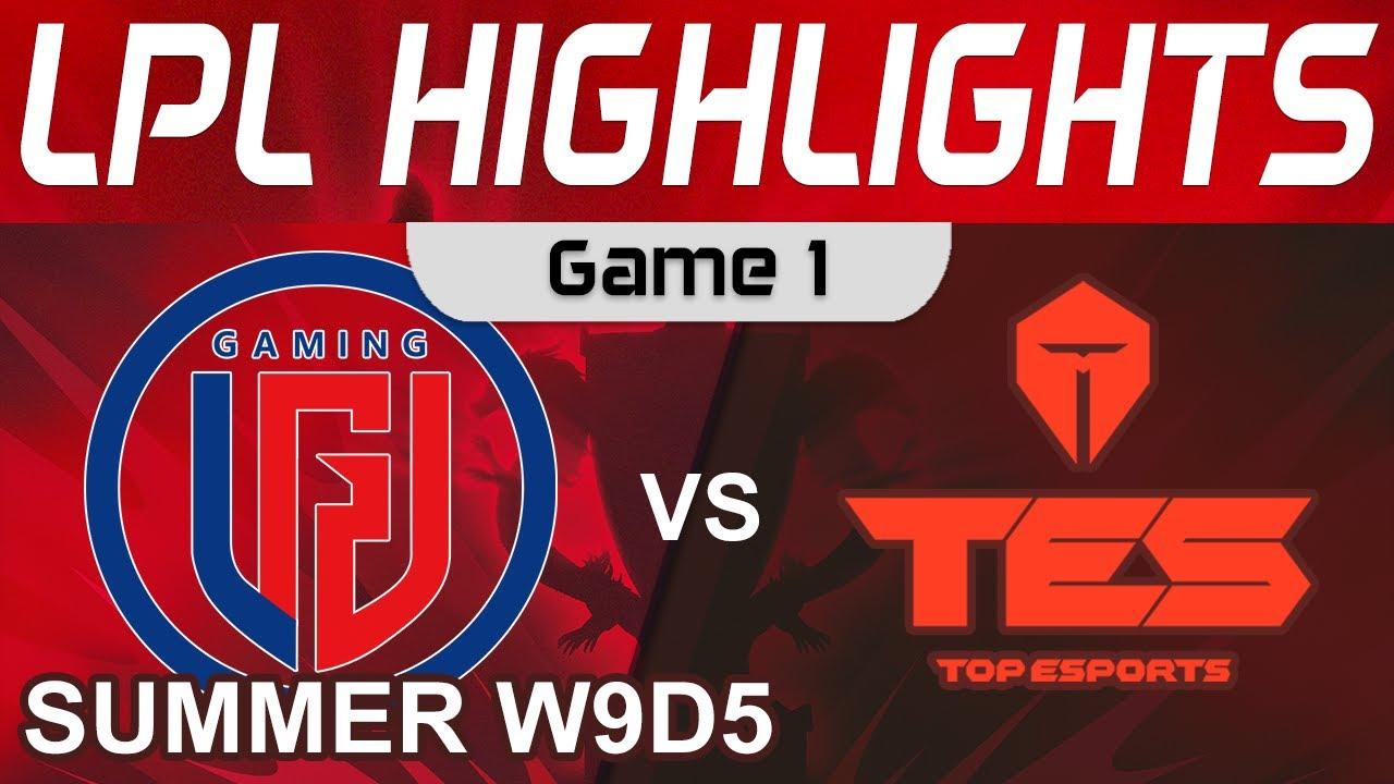 LGD vs TES Highlights Game 1 LPL Summer Season 2022 W9D5 LGD Gaming vs Top Esports by Onivia thumbnail