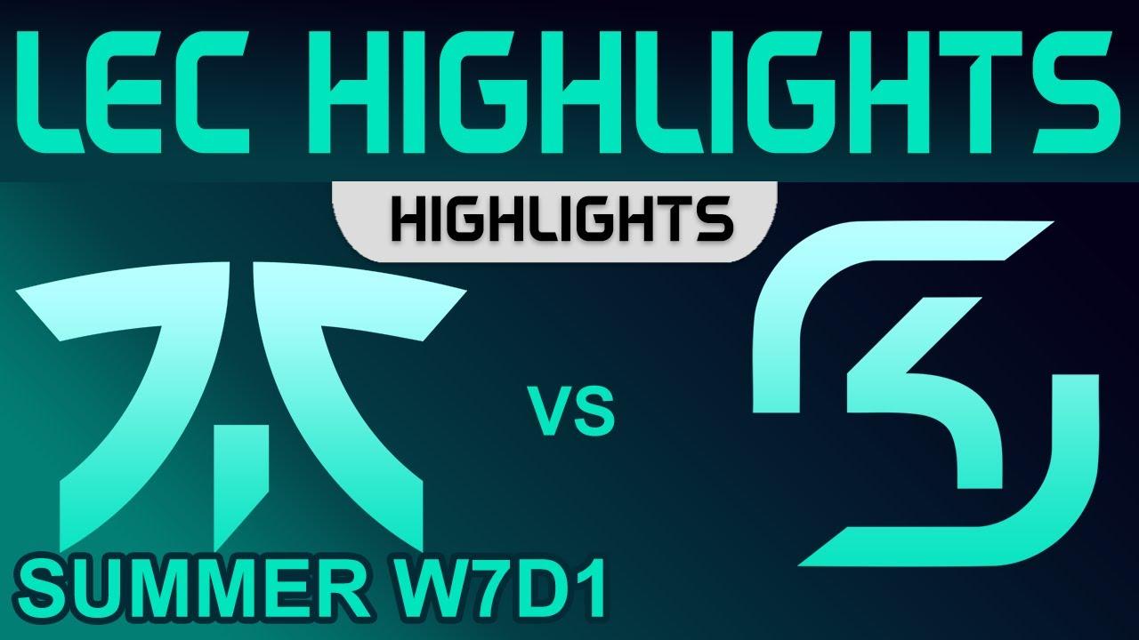 FNC vs SK Highlights LEC Summer Season 2022 W7D1 Fnatic vs SK Gaming by Onivia thumbnail