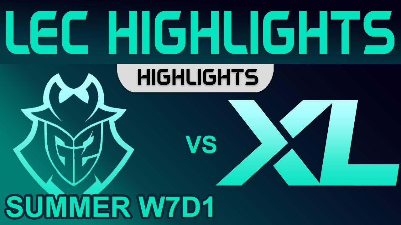 G2 vs XL Highlights LEC Summer Season 2022 W7D1 G2 Esports vs Excel by Onivia thumbnail